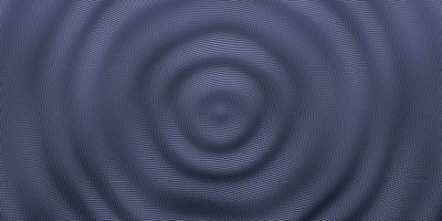 computer image of ripples radiating outward