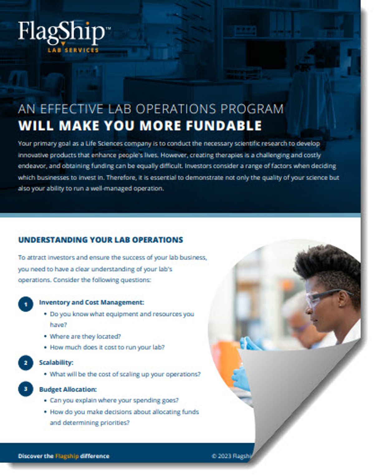 Achieve Your Funding Goals with Enhanced Operational Management Achieve Your Funding Goals with Enhanced Operational Management