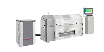 The LInspector™ Edge In-Line Mass Profilometer on a white background