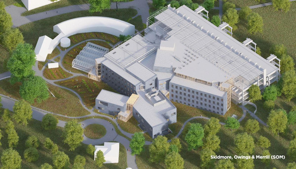3D render of the Wellesley College Science Complex 3D render of the Wellesley College Science Complex